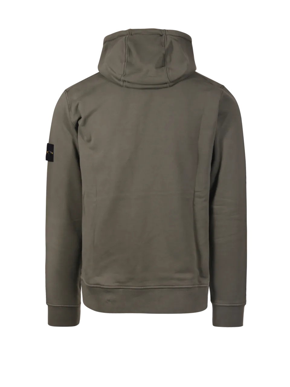 MEN STONE ISLAND MILITARY GREEN COTTON SWEATSHIRT